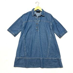 Hatch Maternity Lizzie denim dress sz 0 - XS 0-2 Oversized A Line Side Pockets